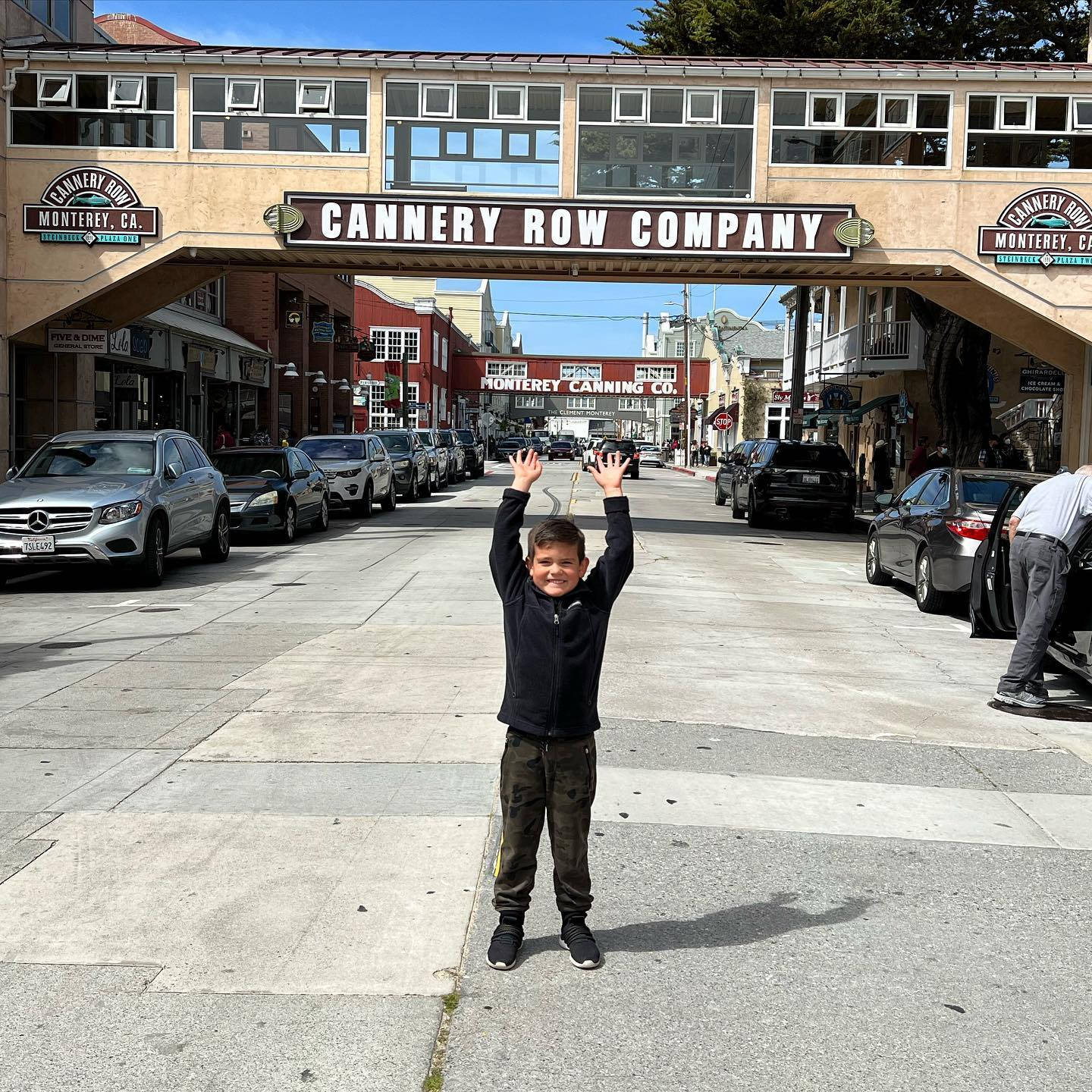 Young Boy In Cannery Row Wallpaper