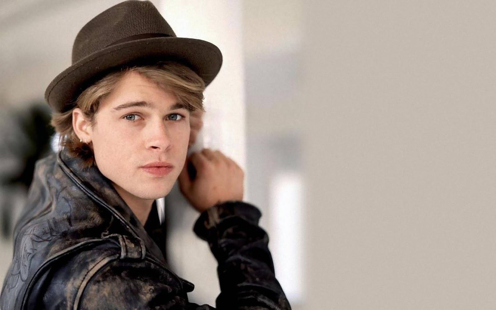 Young Brad Pitt Fedora Hat
