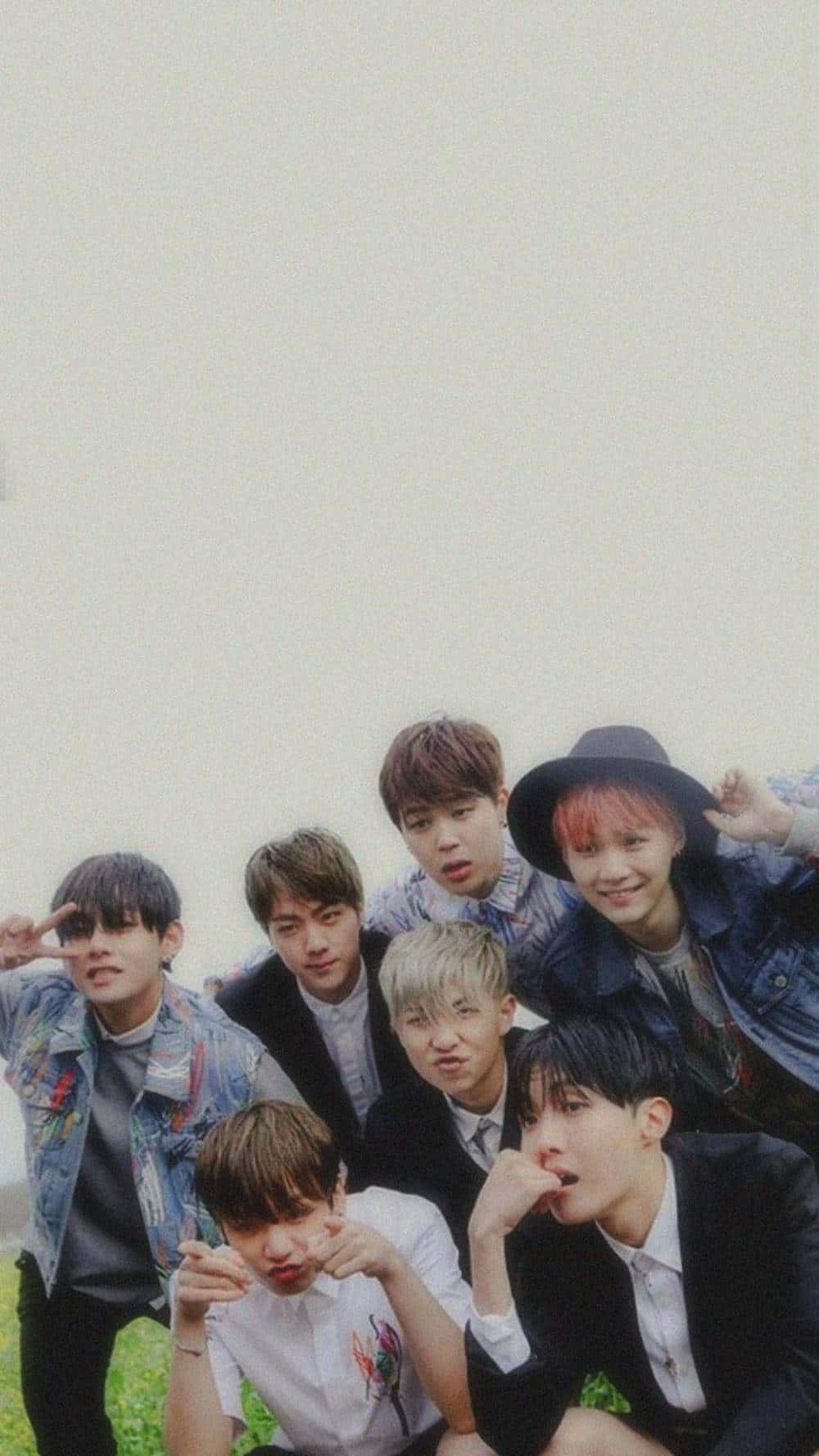 Young BTS Photoshoot Wallpaper