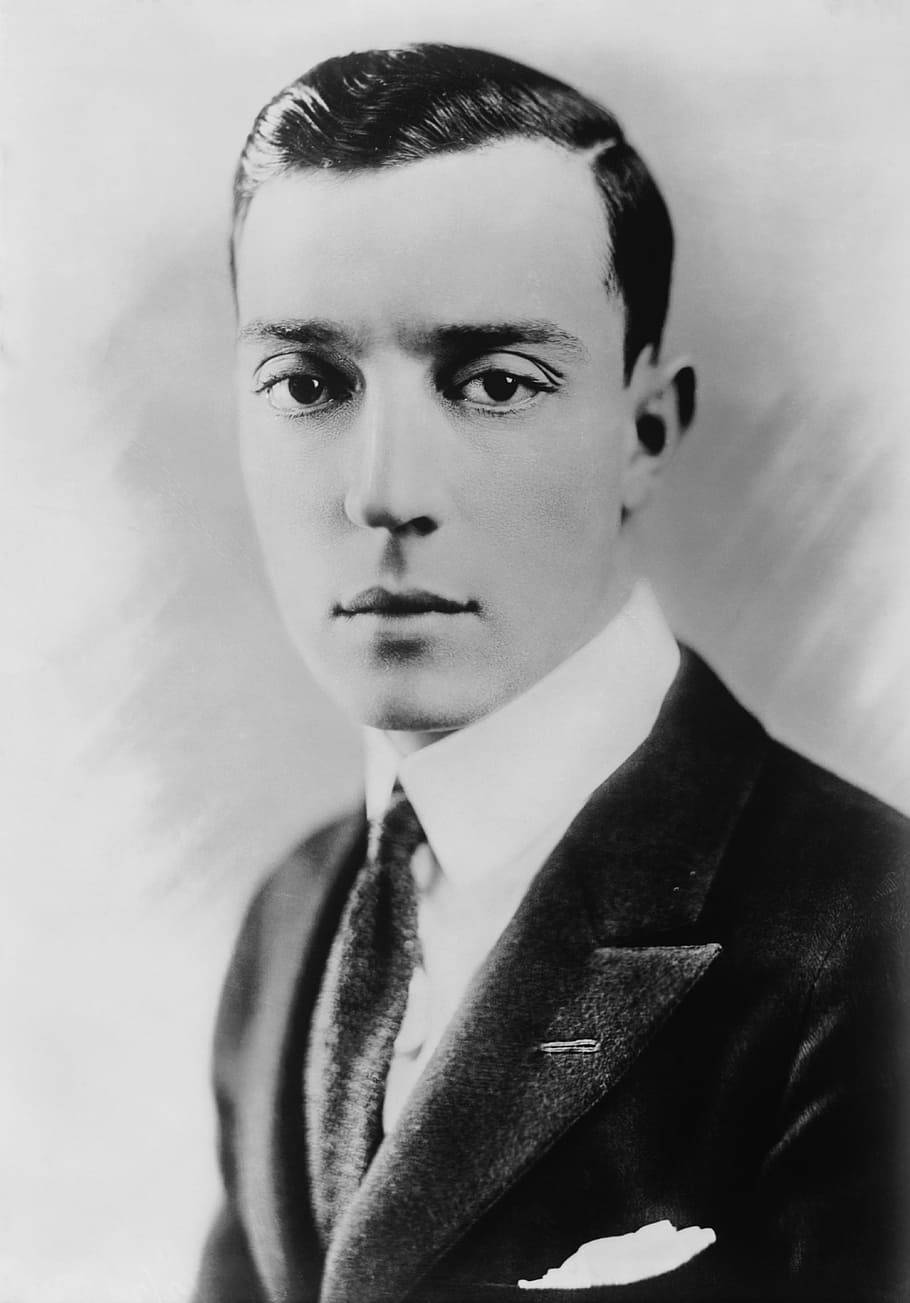 Ungkomiker Skådespelare Buster Keaton. Wallpaper