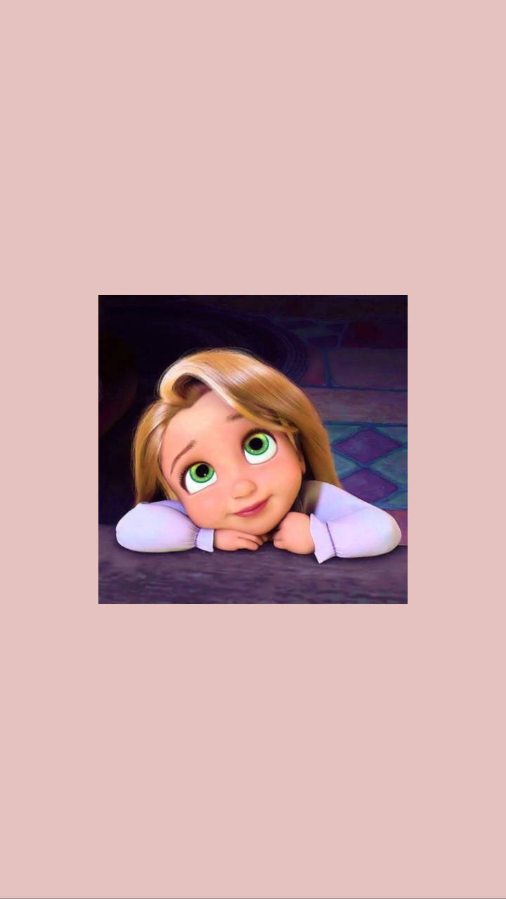 Young Disney Princess Rapunzel
