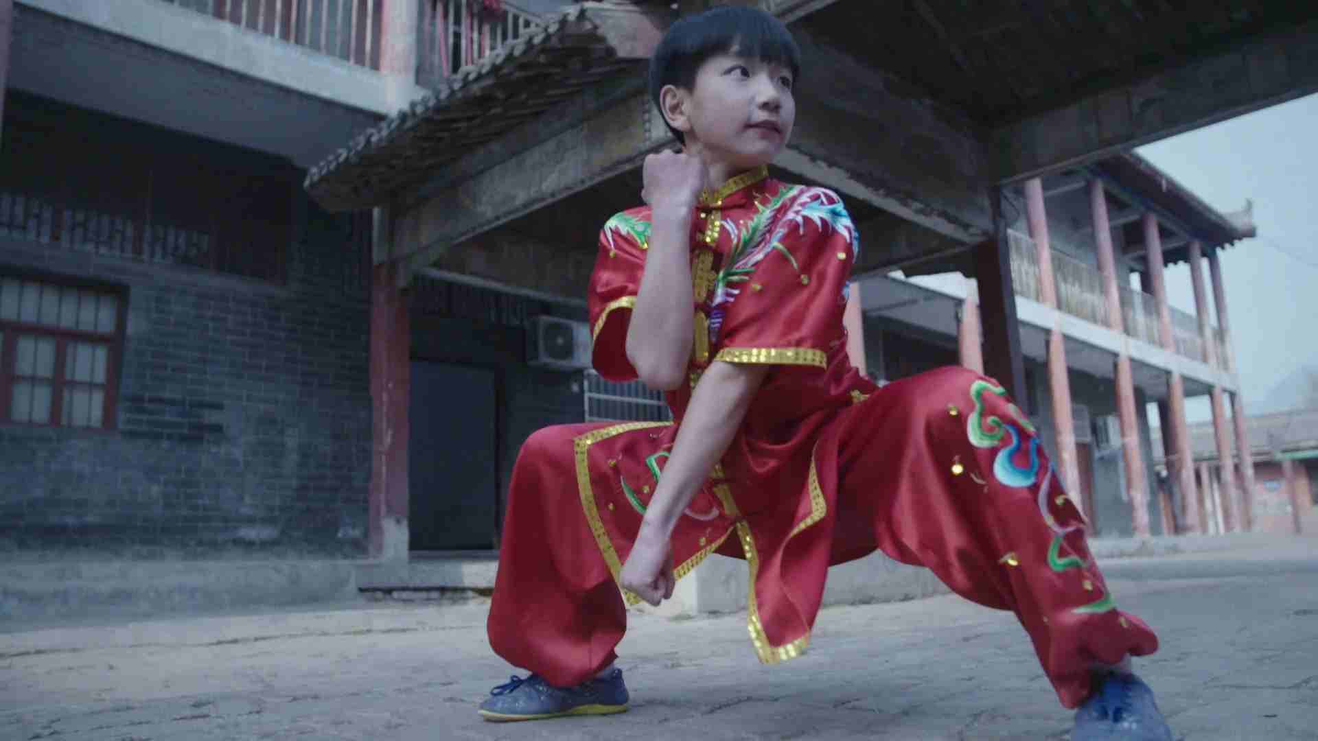 Young Girl Practicing Kung Fu Wallpaper