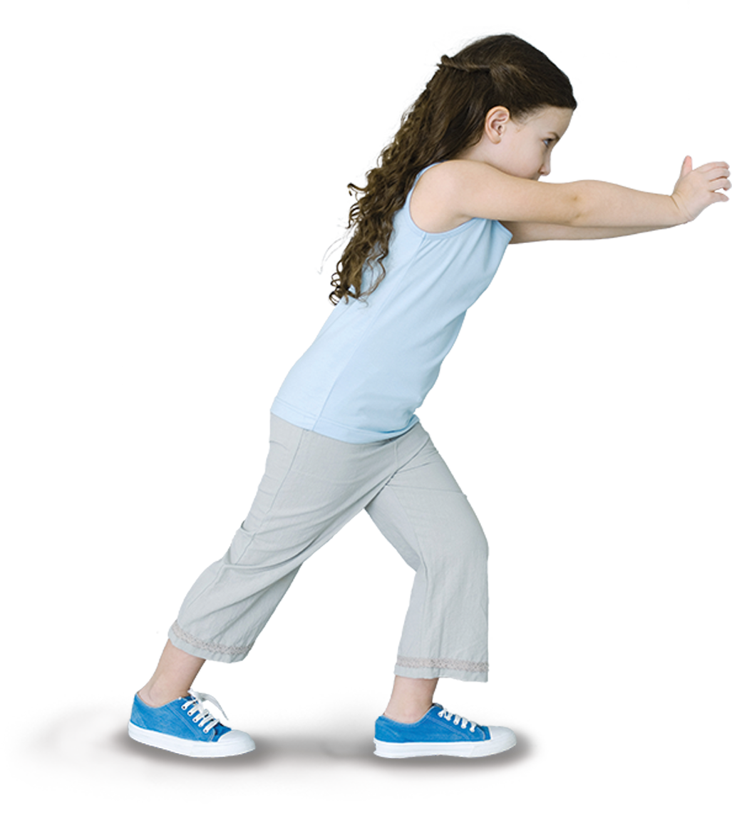 Young Girl Zumba Dance Pose PNG