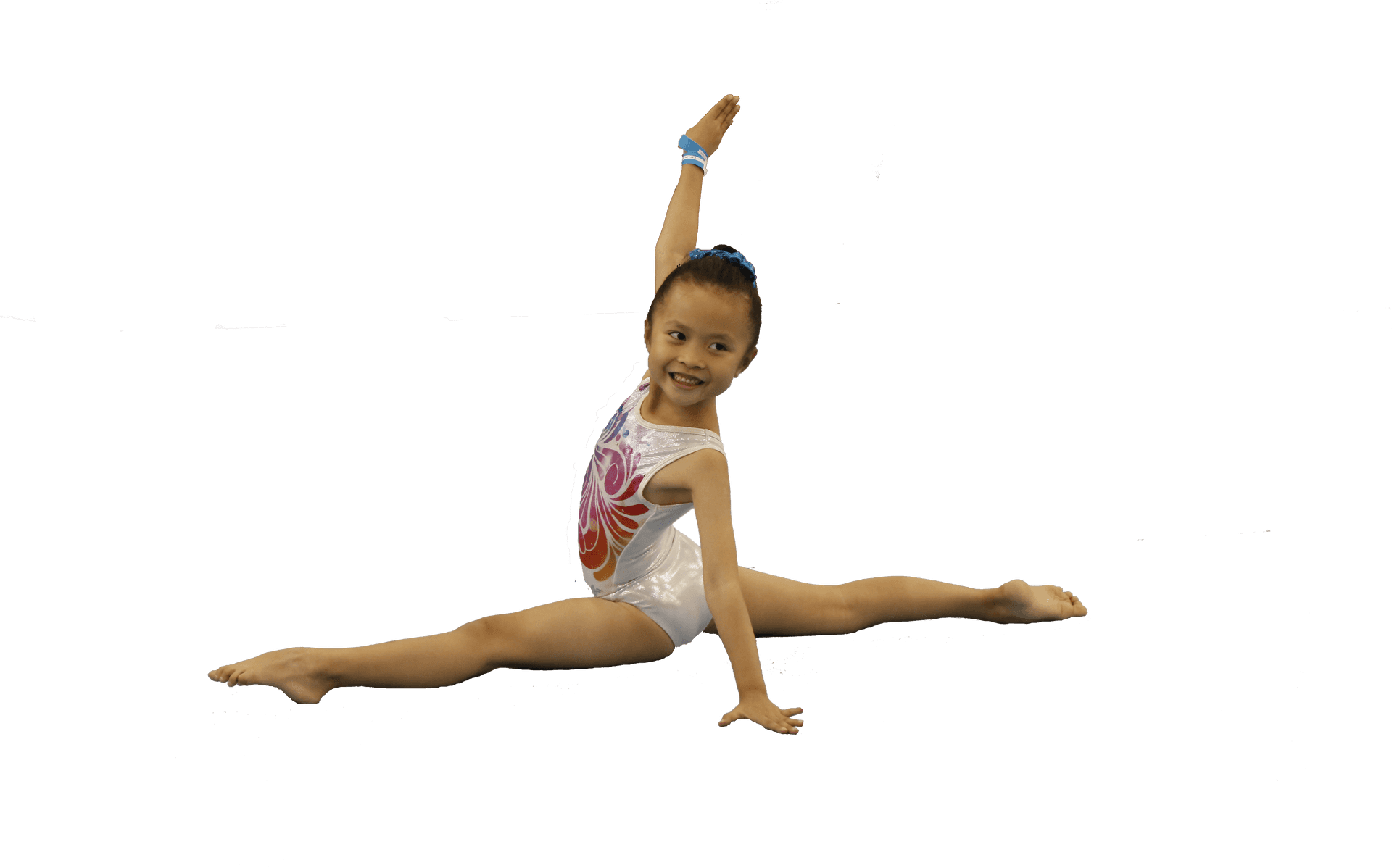 Young Gymnast Split Jump PNG