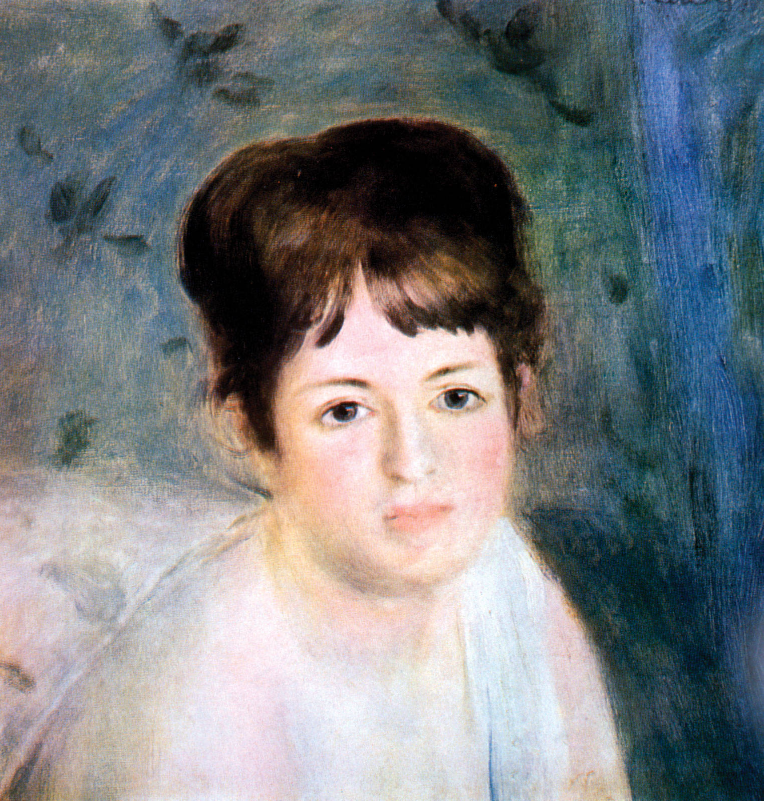 Young Jeanne Samary By Renoir Wallpaper