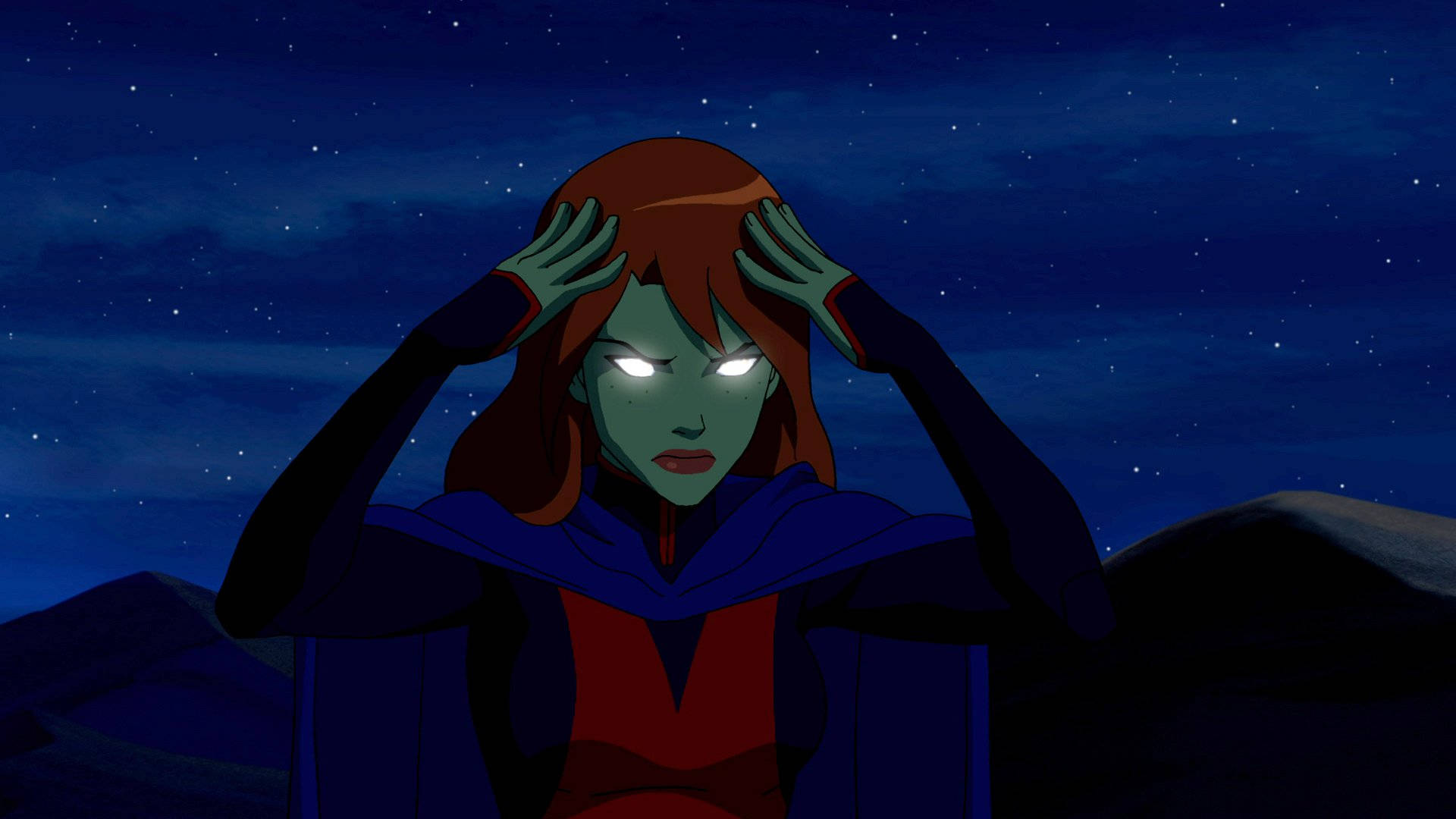 Young Justice Heroine Miss Martian Wallpaper