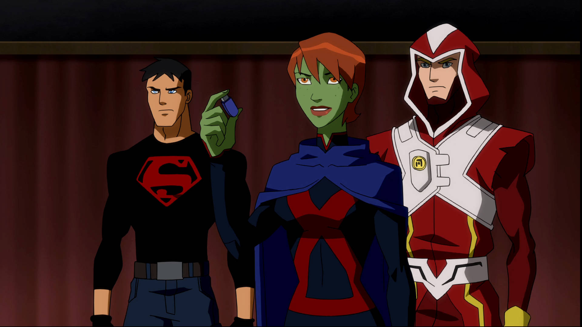 Young Justice Miss Martian Scene Wallpaper