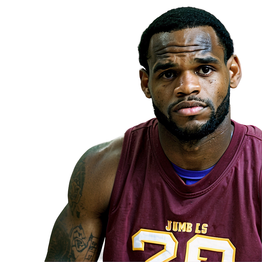 Download Young Lebron James In High School Png Rfo | Wallpapers.com