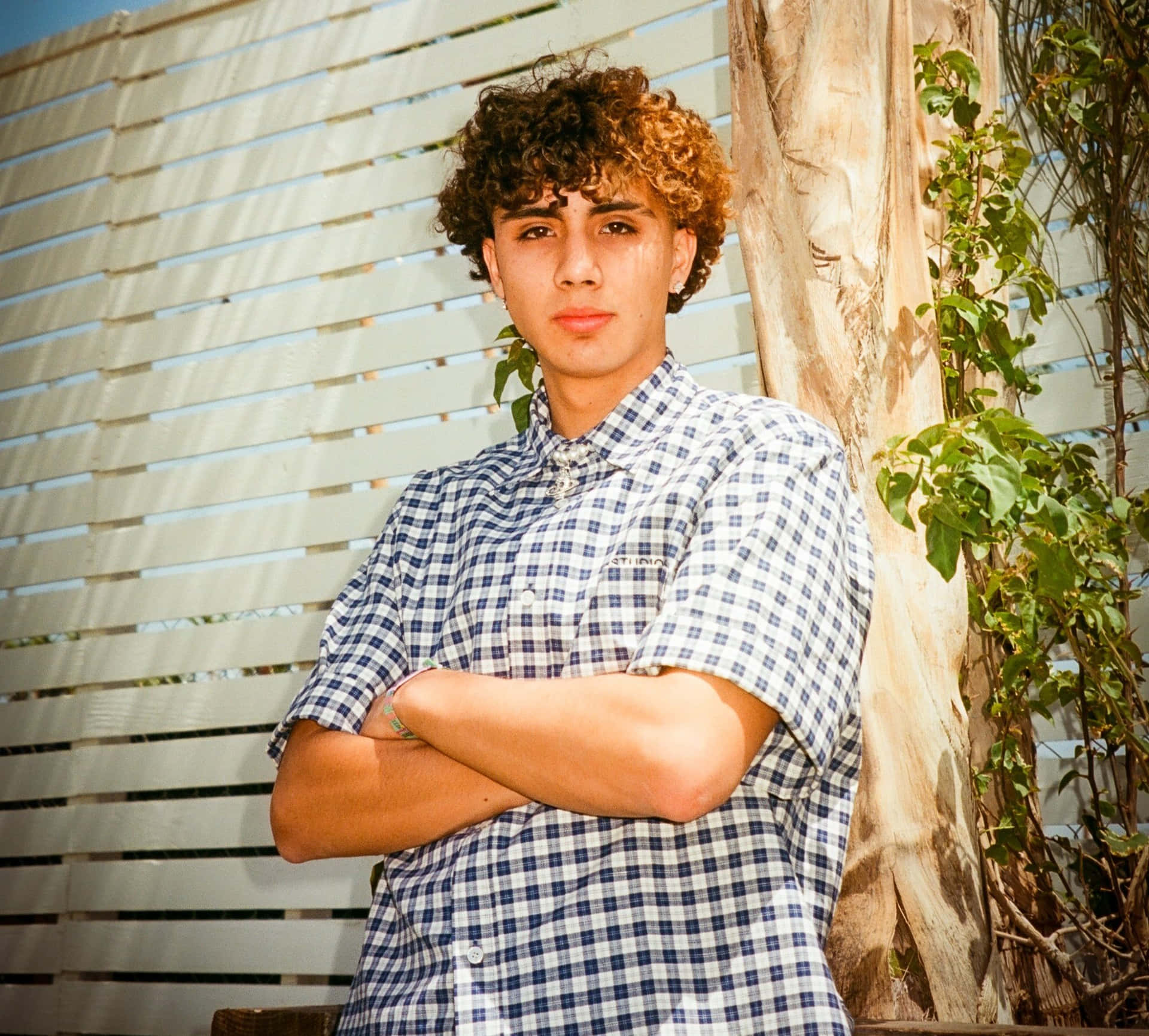 Young Man Outdoor Portrait Wallpaper