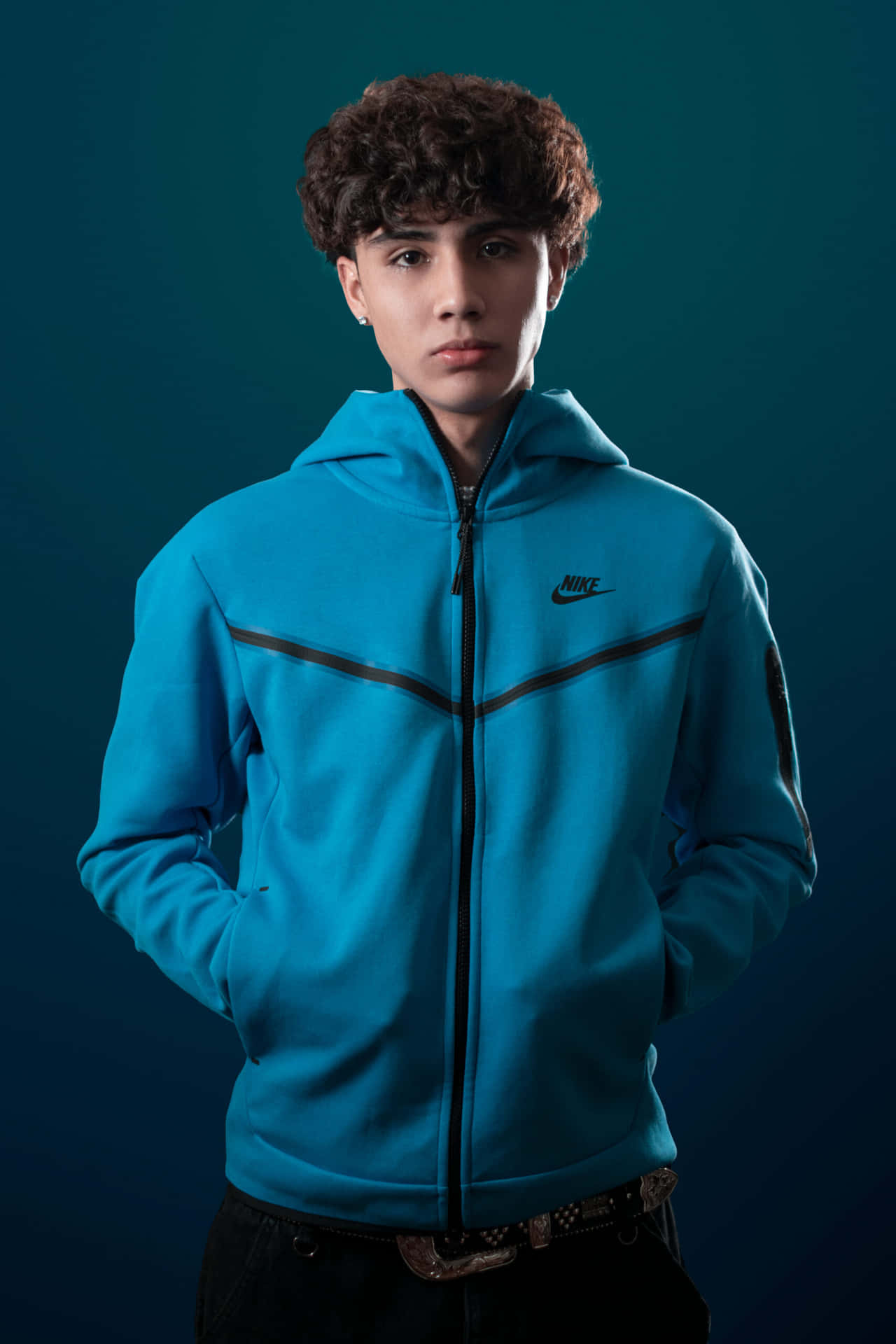 Young Manin Blue Nike Jacket Wallpaper