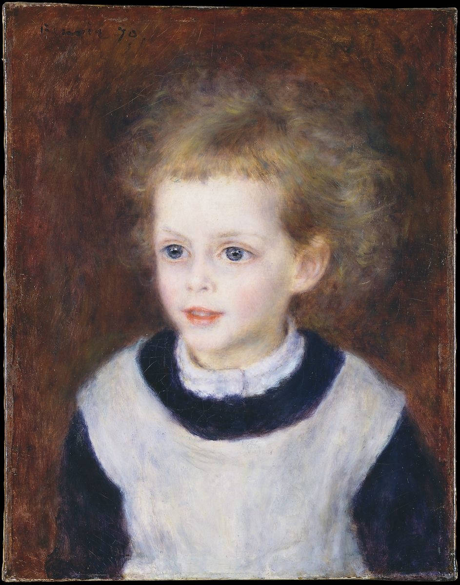 Young Margot Berard By Renoir Wallpaper