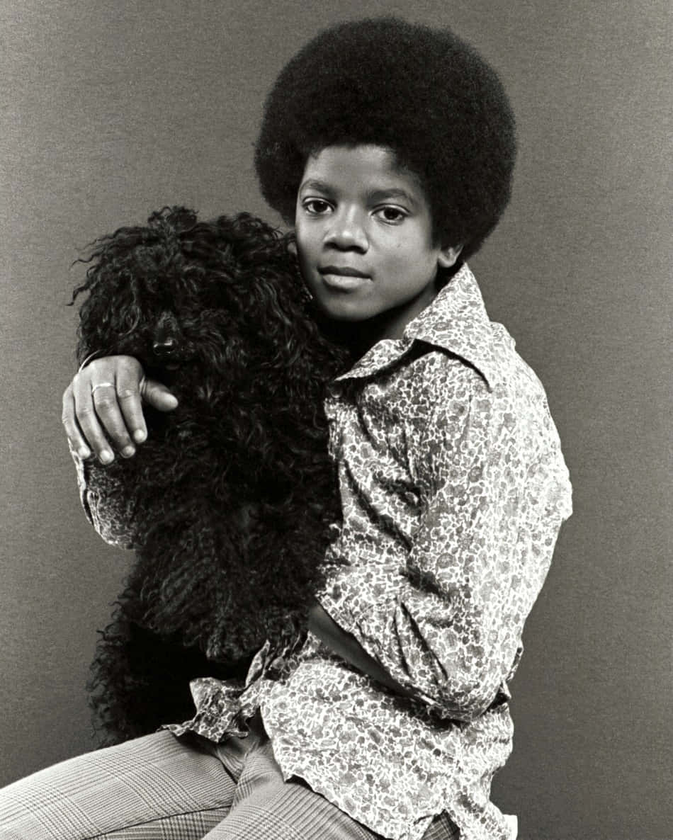 Young Michael Jackson in his hay day