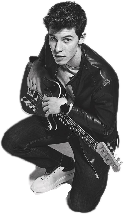 Young Musicianwith Guitar PNG