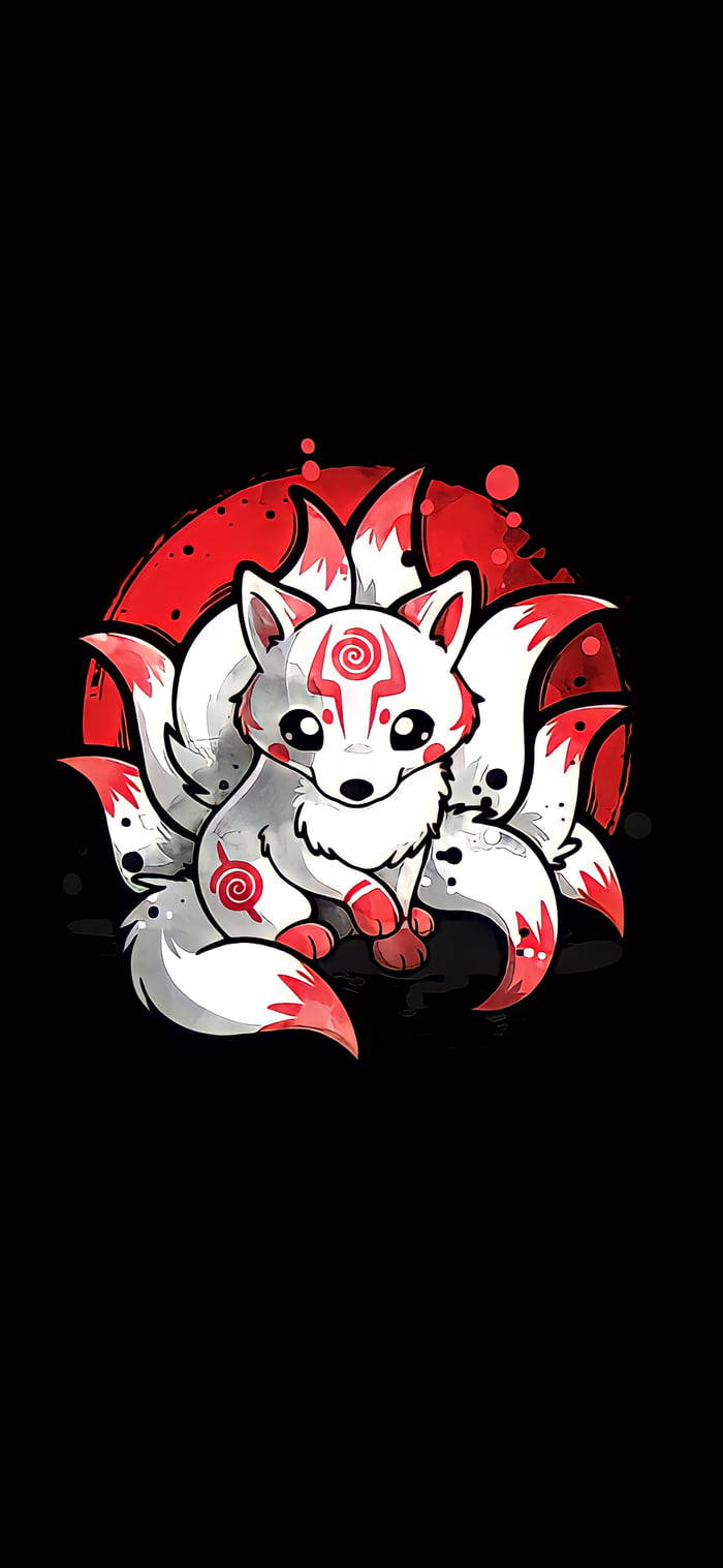 Young Nine Tailed Fox Wallpaper