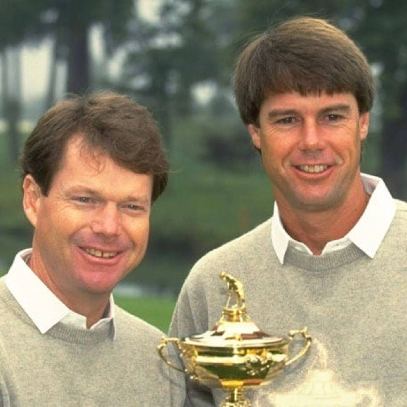 Young Paul Azinger Holding Trophy Wallpaper