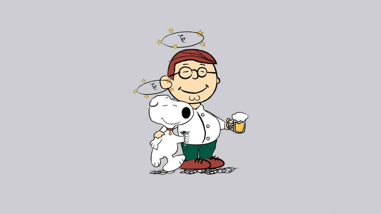 Young Peter Griffin And Brian Griffin Background