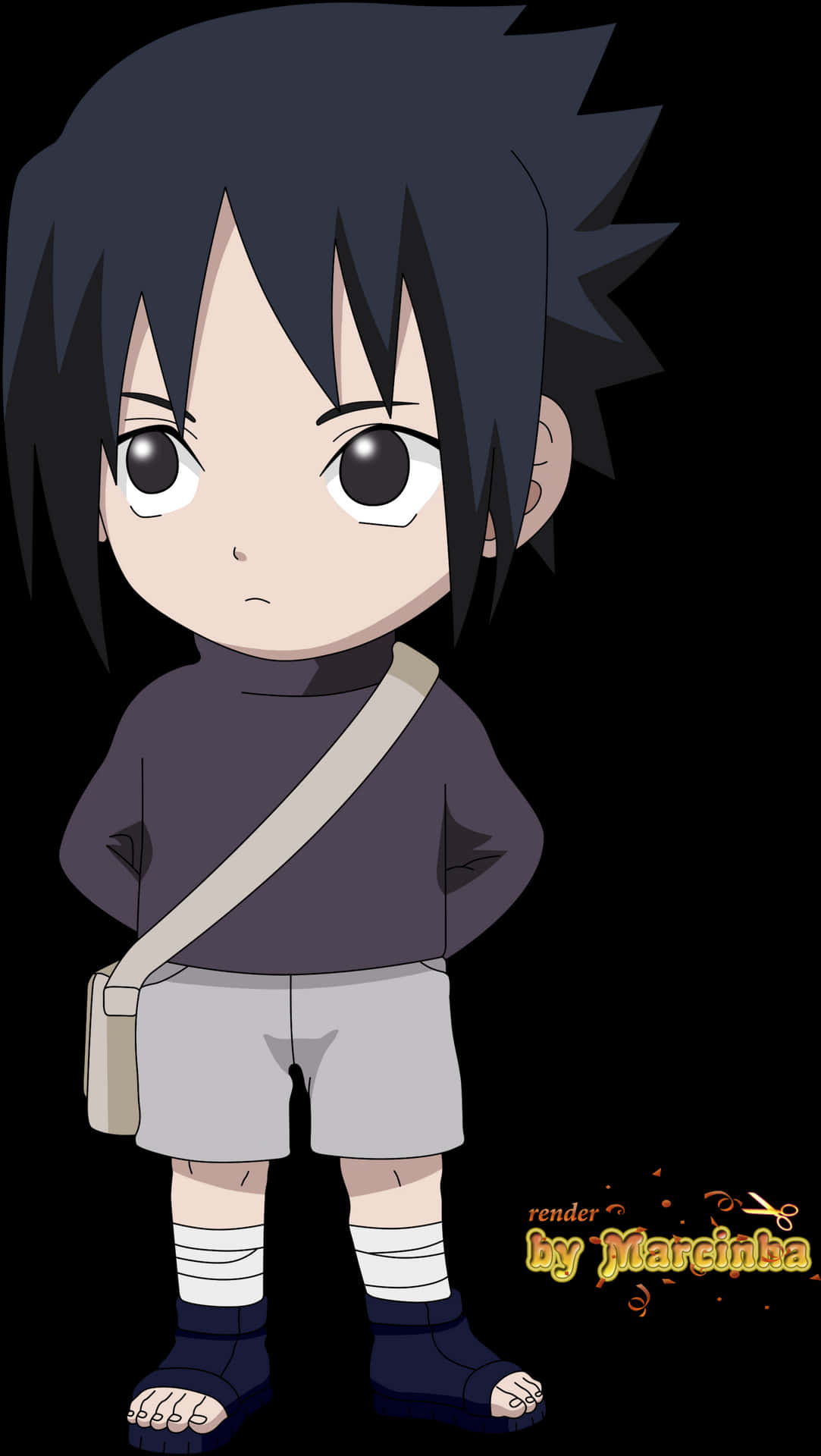 Young_ Sasuke_ Uchiha_ Anime_ Character PNG
