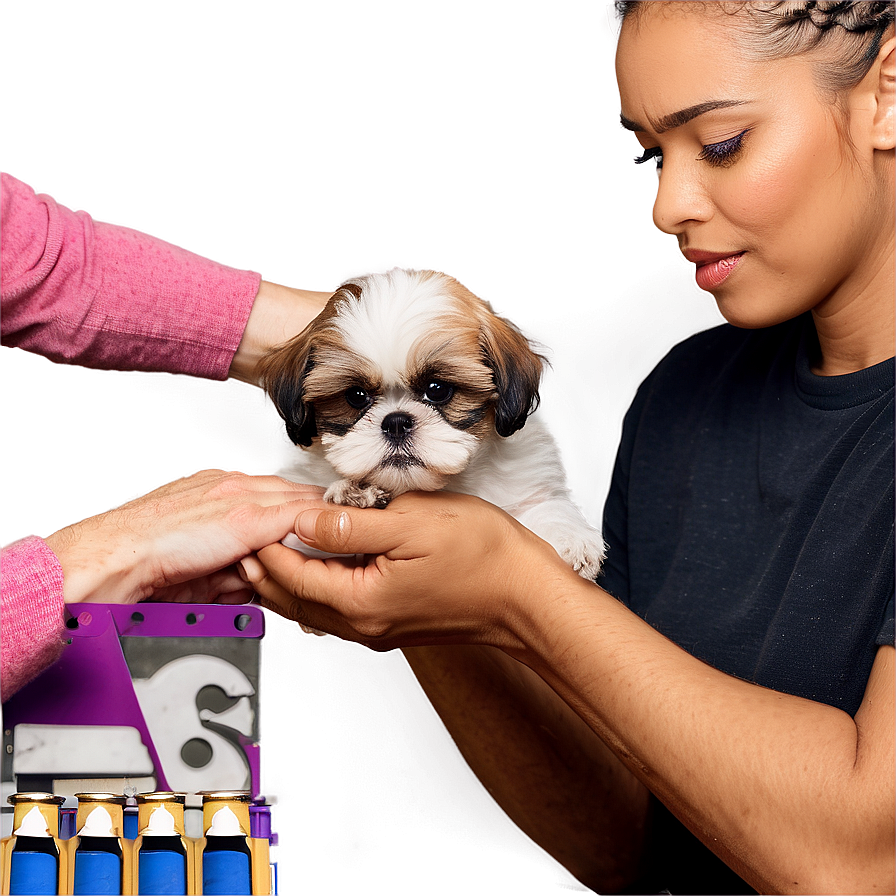 Young Shih Tzu Learns Tricks Png Lhe31 PNG