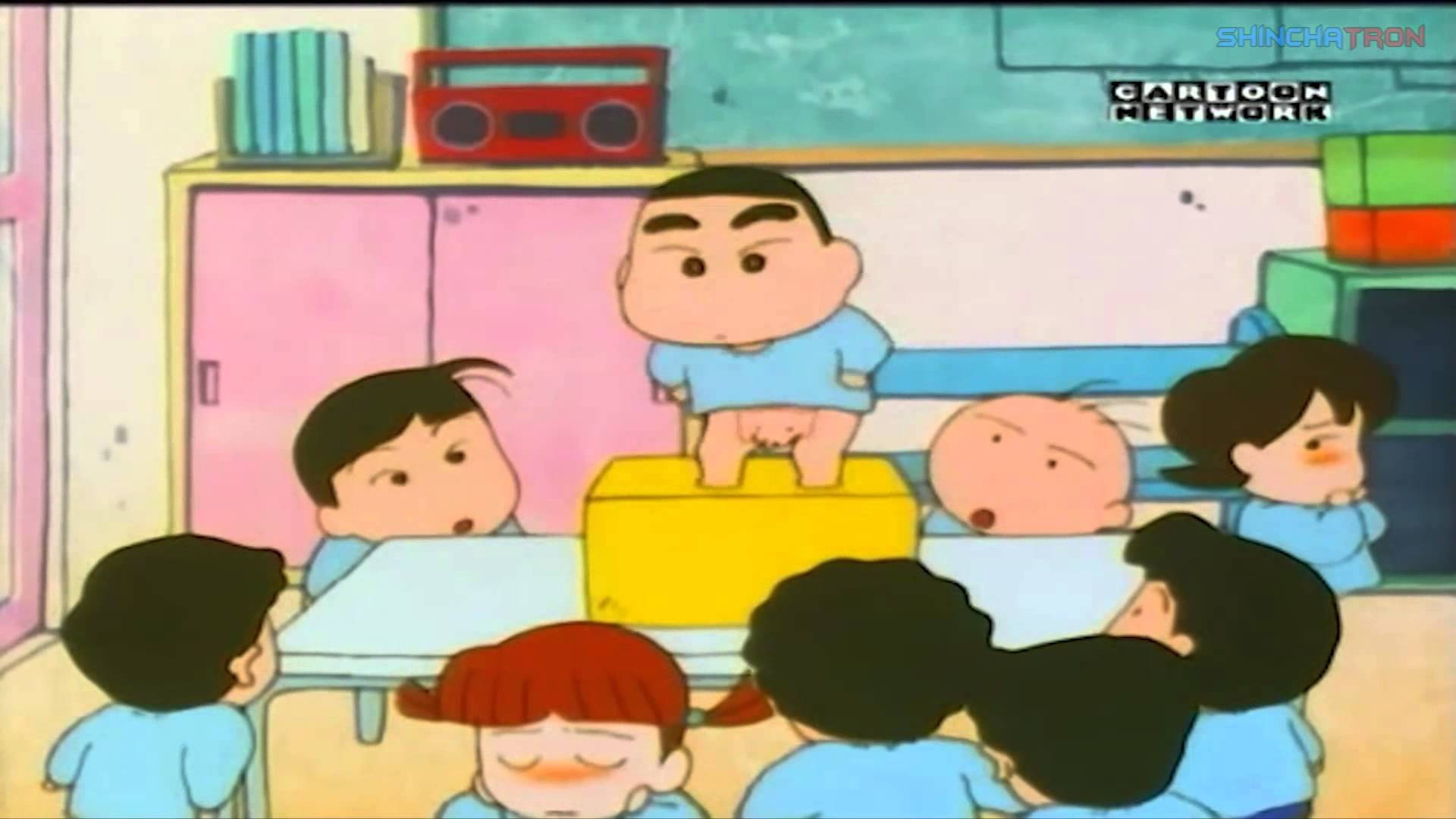 Young Shin Chan In School Picture