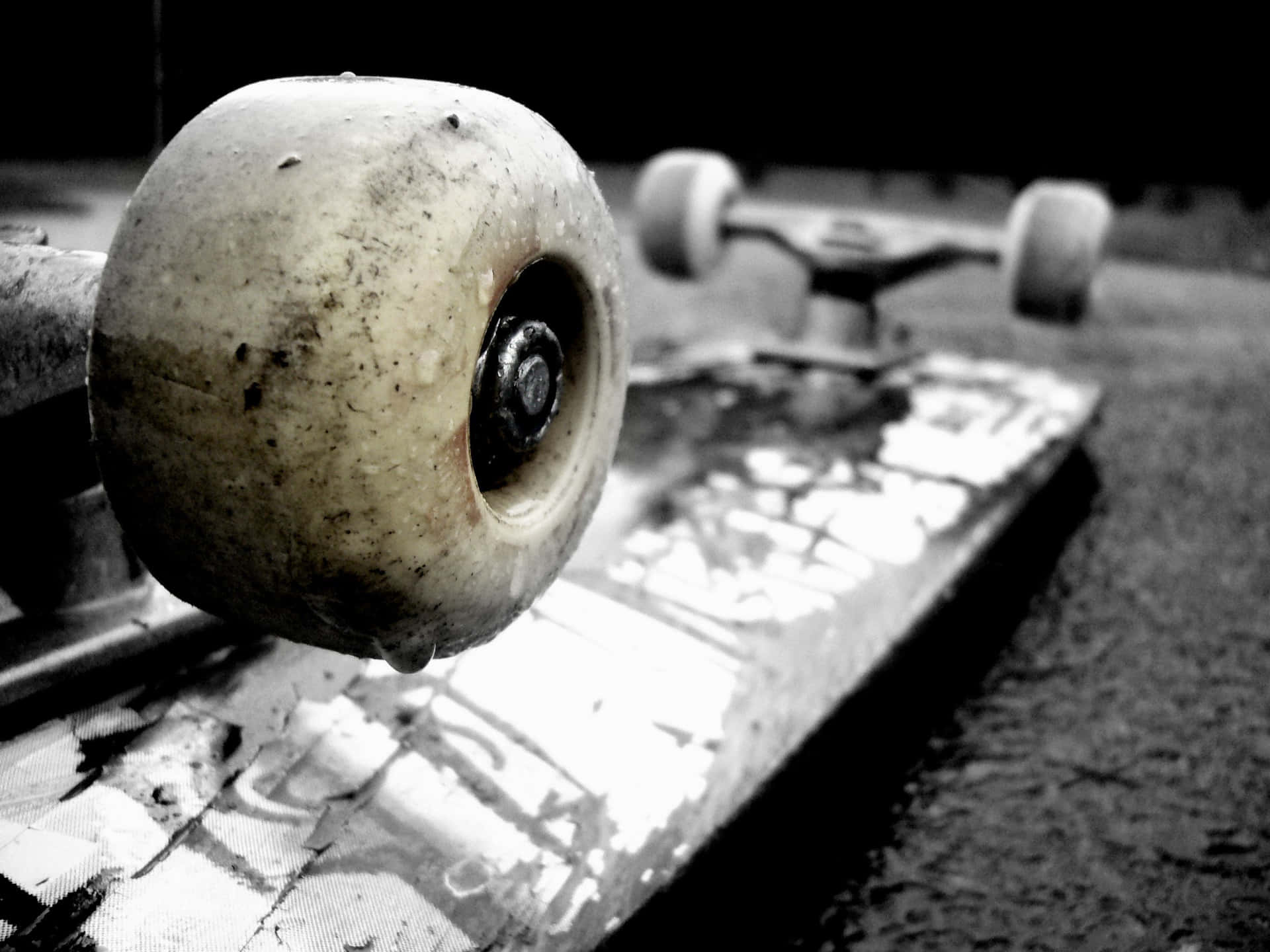 Young Skater Boy Dominating The Skate Park