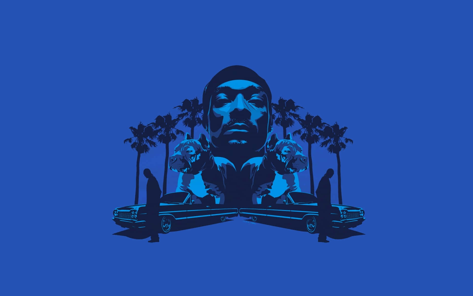 Young Snoop Dogg starting his journey to greatness Wallpaper