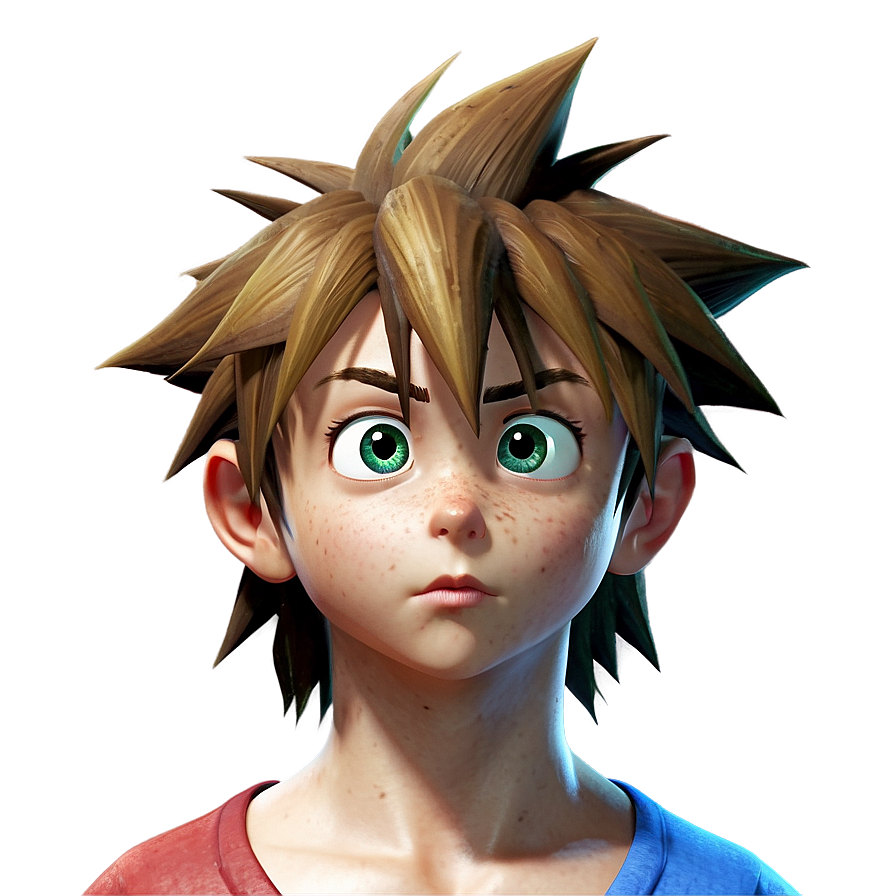 Young Sora Cartoon Png 06252024 PNG