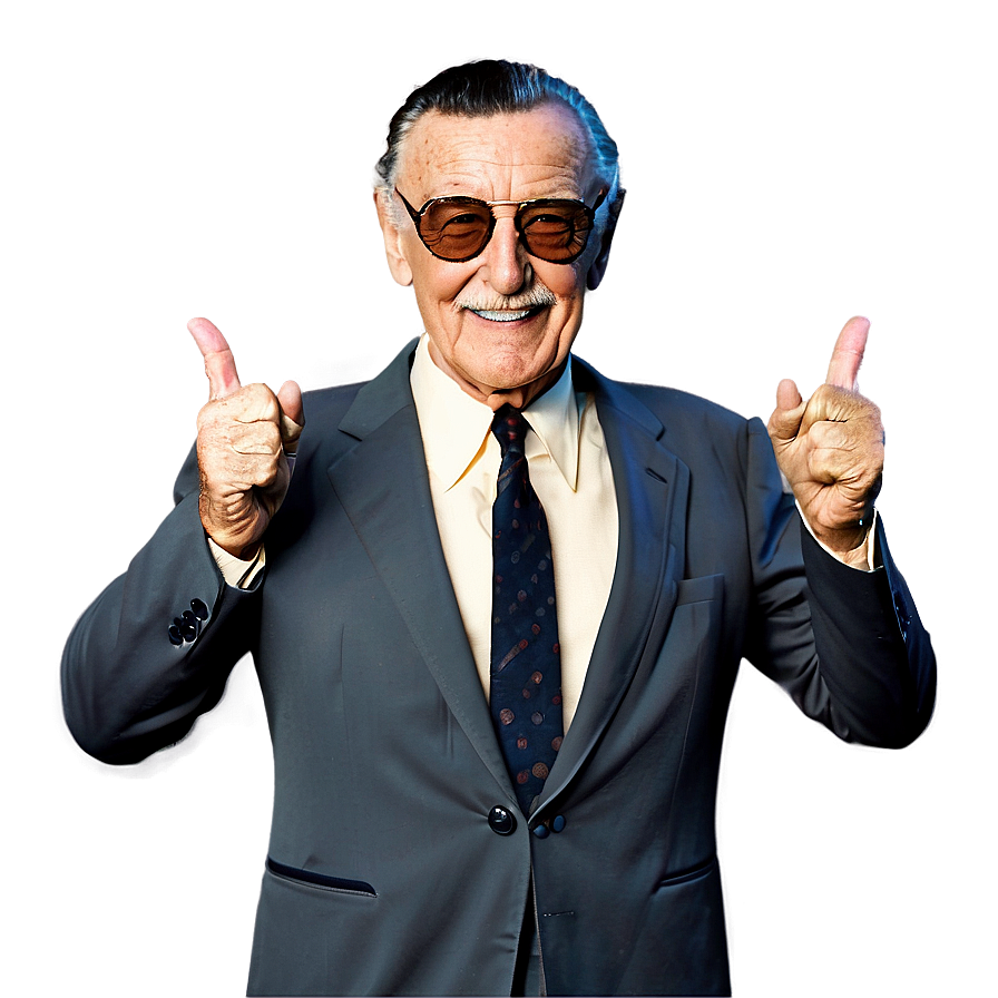 Young Stan Lee Vintage Png Pve98 PNG