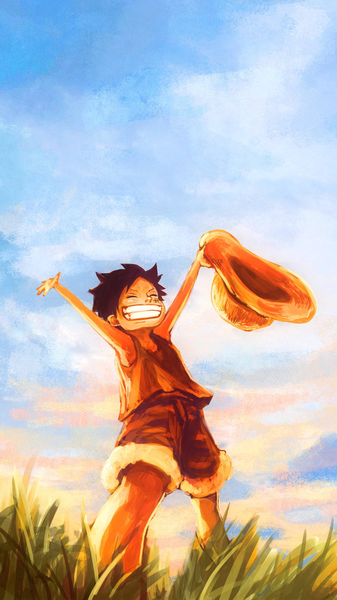 Young Straw Hat Luffy Smile