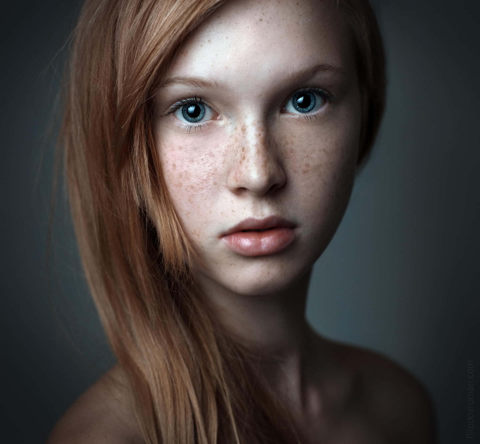 Ideade Retrato De Una Joven Adolescente. Fondo de pantalla