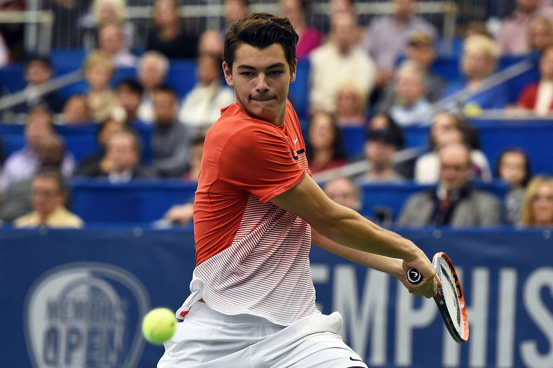 Young Tennis Player Taylor Fritz Wallpaper