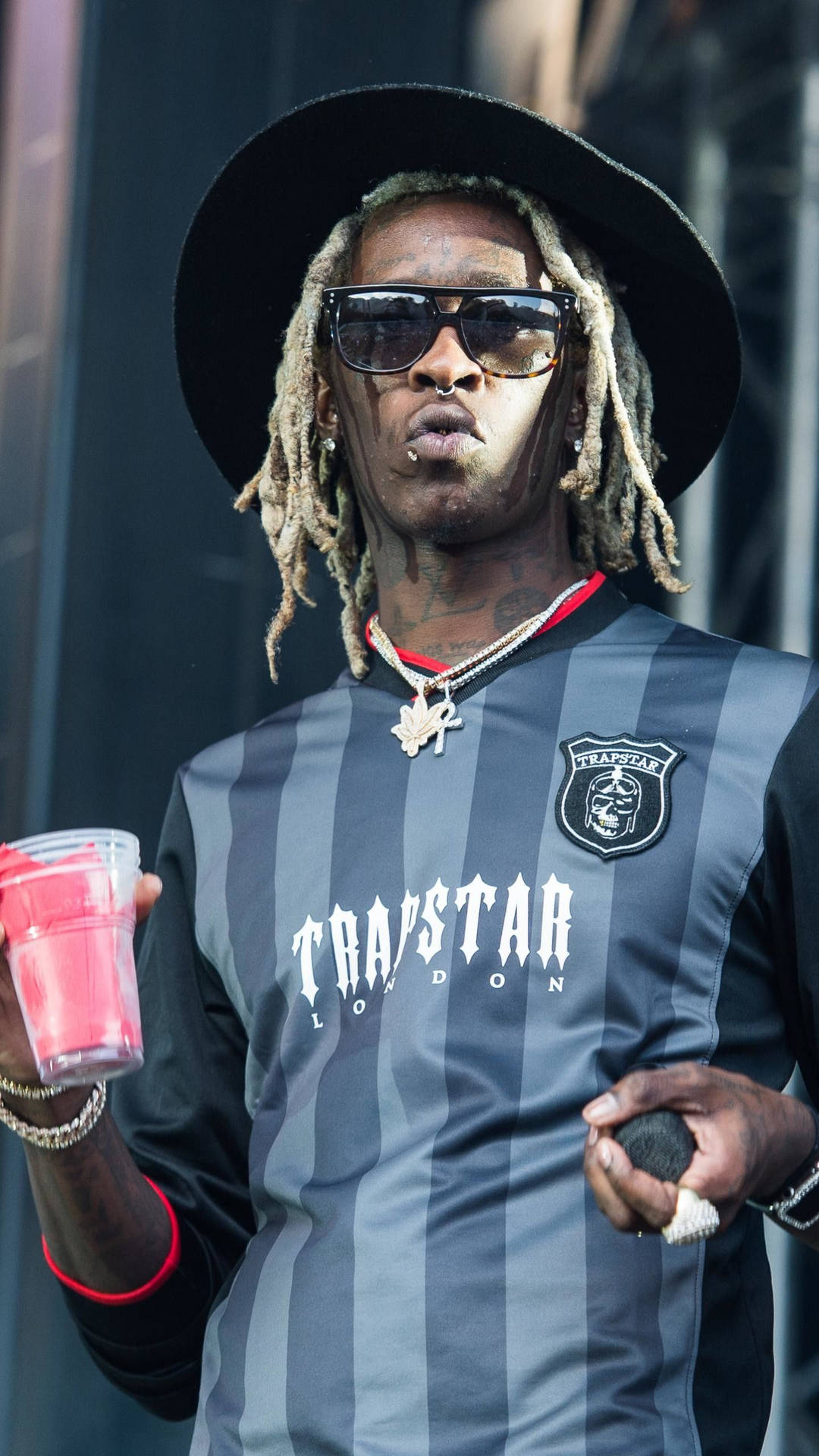 Young Thug With Hat Phone