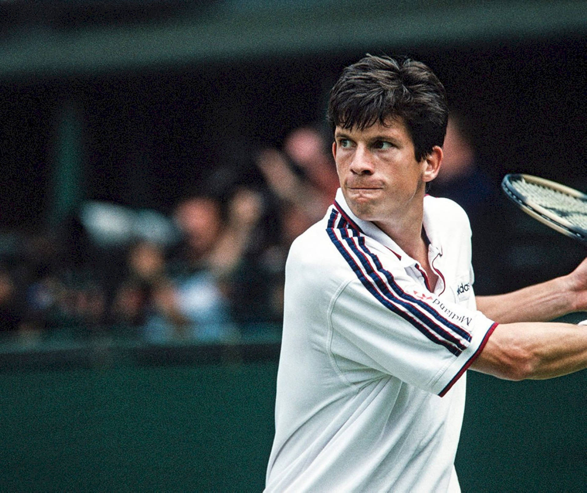 Young Tim Henman Pursed Lips Wallpaper