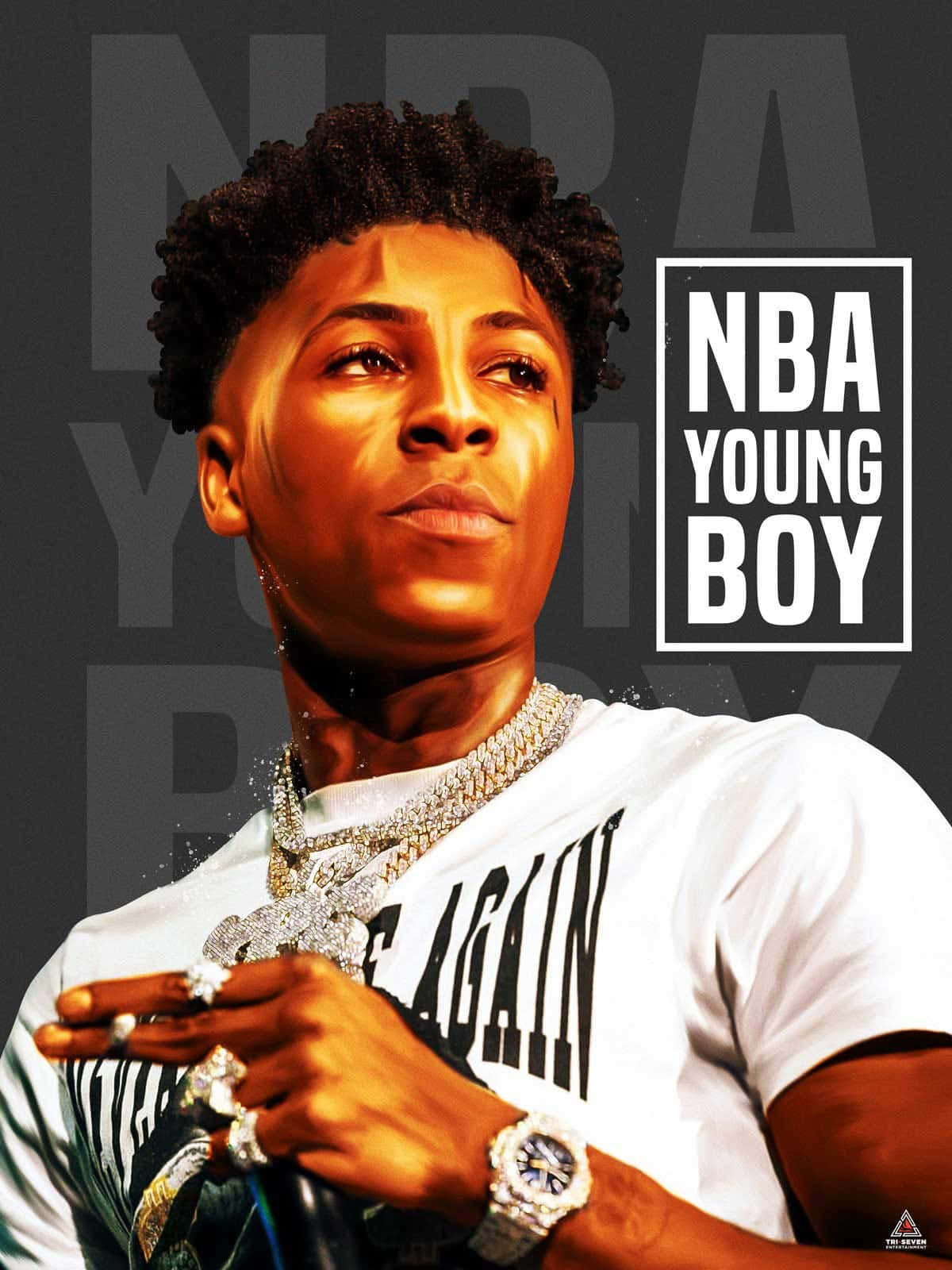 Rapper NBA Youngboy Poses For The Camera