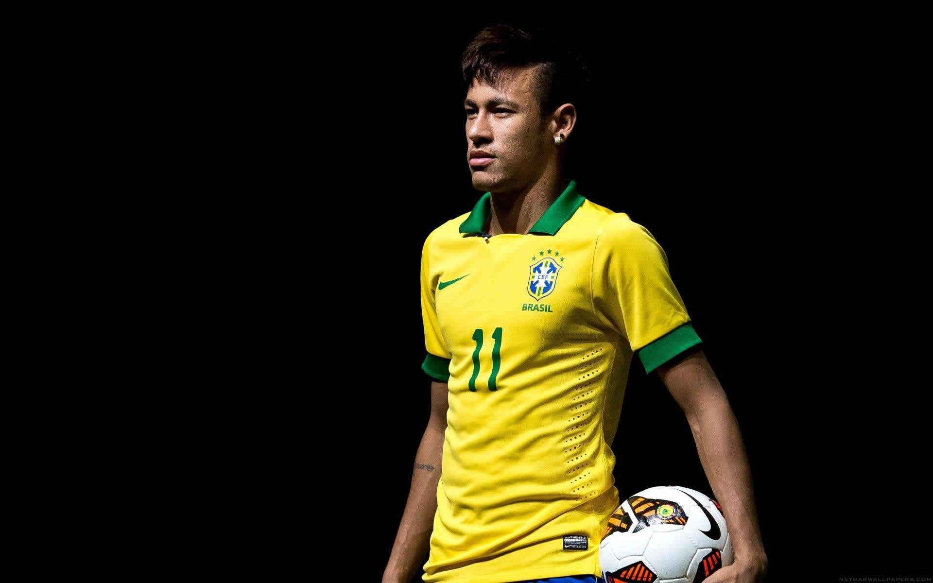 Neymar Jr., Brazilian Football Sensation Wallpaper