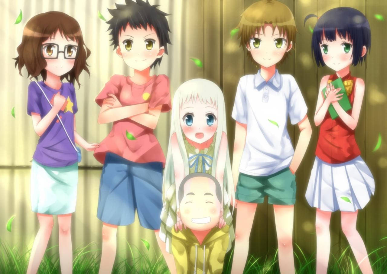 Younger Version Of Anohana Casts Wallpaper