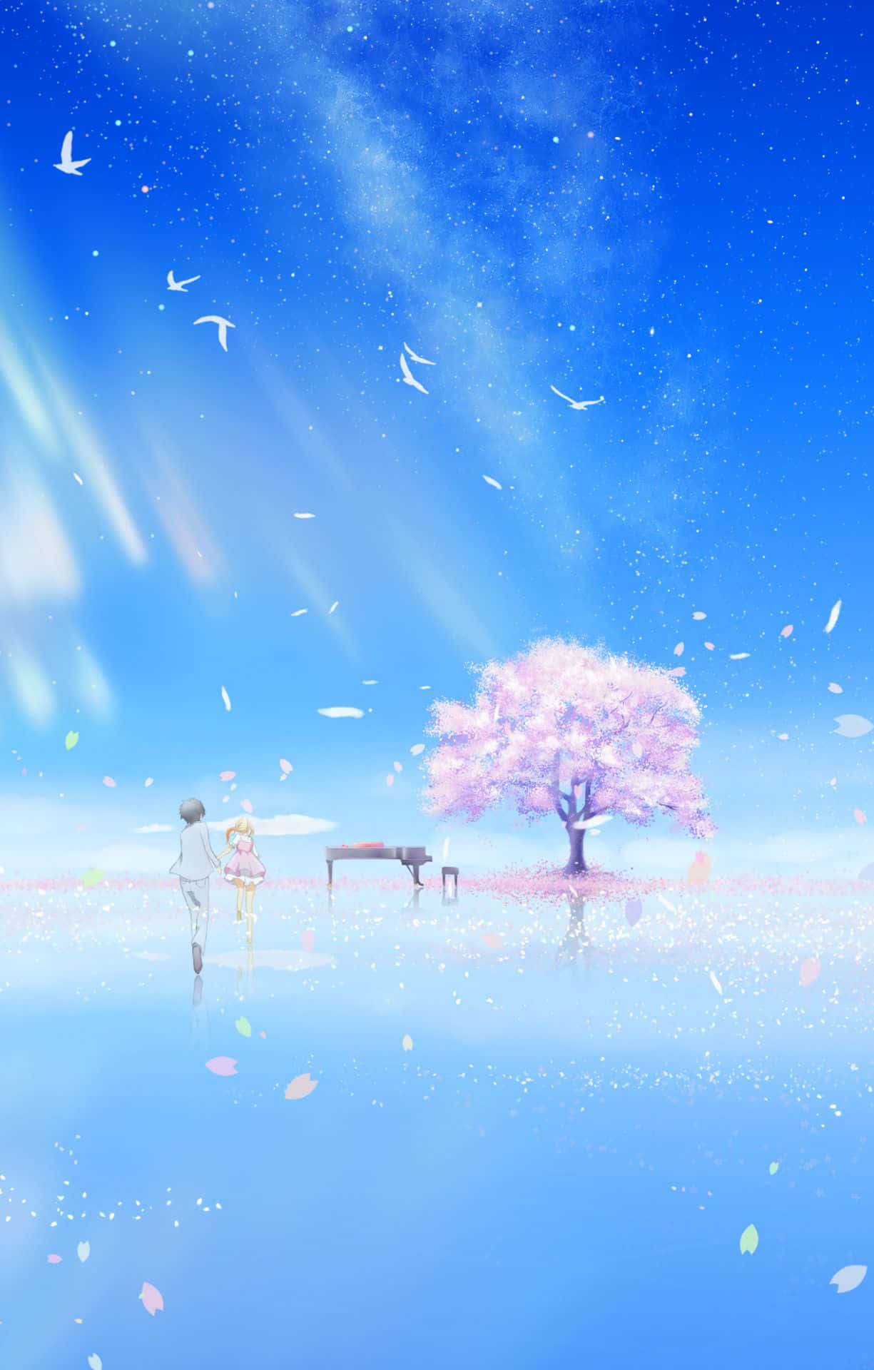 Best Your lie in april iPhone HD phone wallpaper