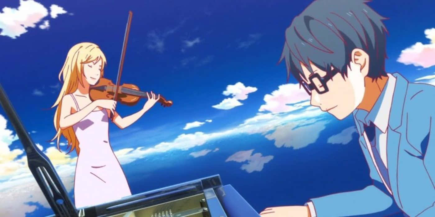 Performance De Duet Your Lie In April Fond d'écran