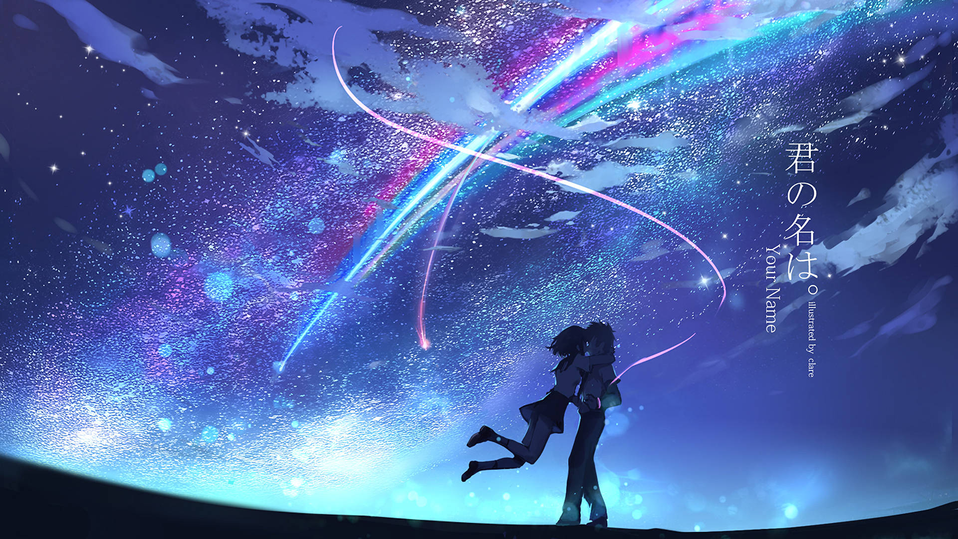 Your Name Anime 2016 Comet Illustration Wallpaper