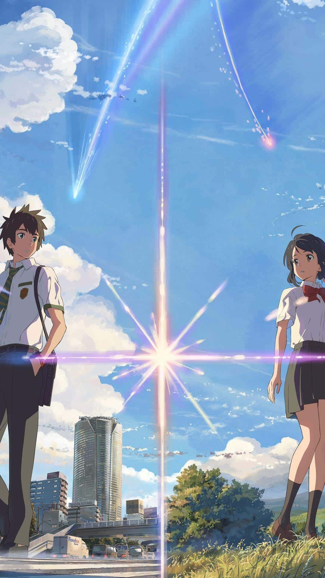 Reflect on your identity and potential with this ‘Your Name’ wallpaper