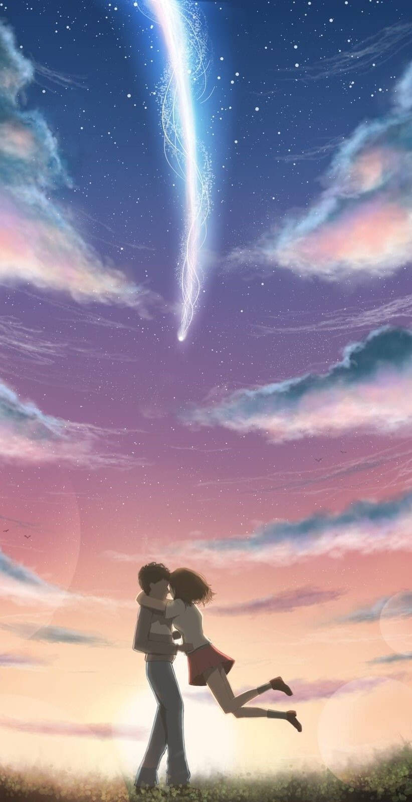 Your Name iPhone Embrace Wallpaper