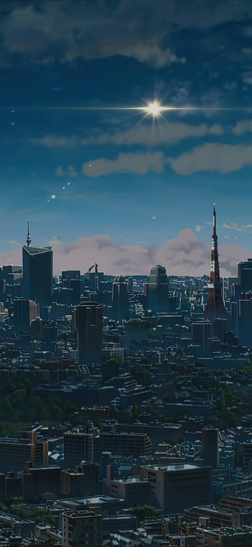 Deinname Iphone Tokyo Skyline Wallpaper