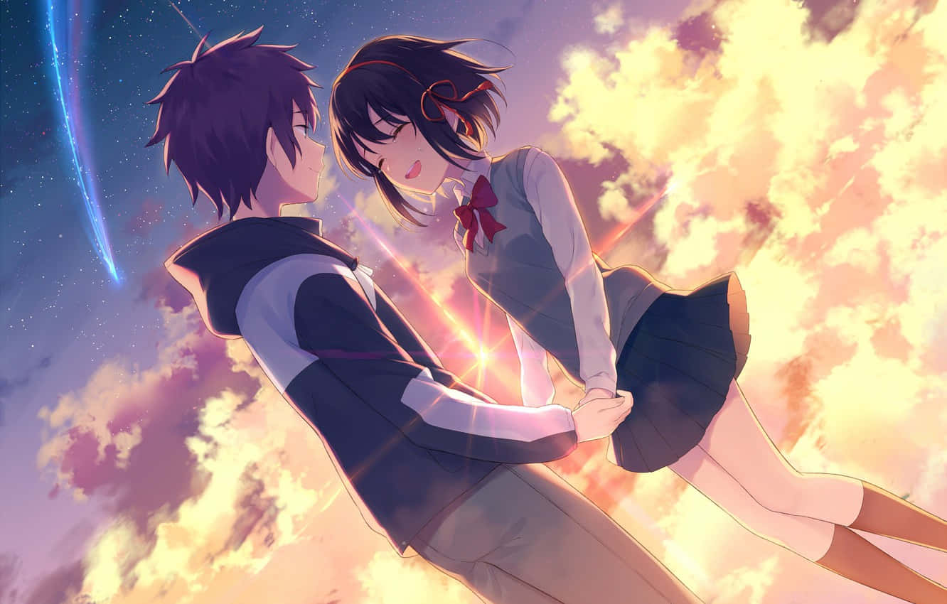 Deinname: Mitsuha Und Taki - Romantik Anime Wallpaper