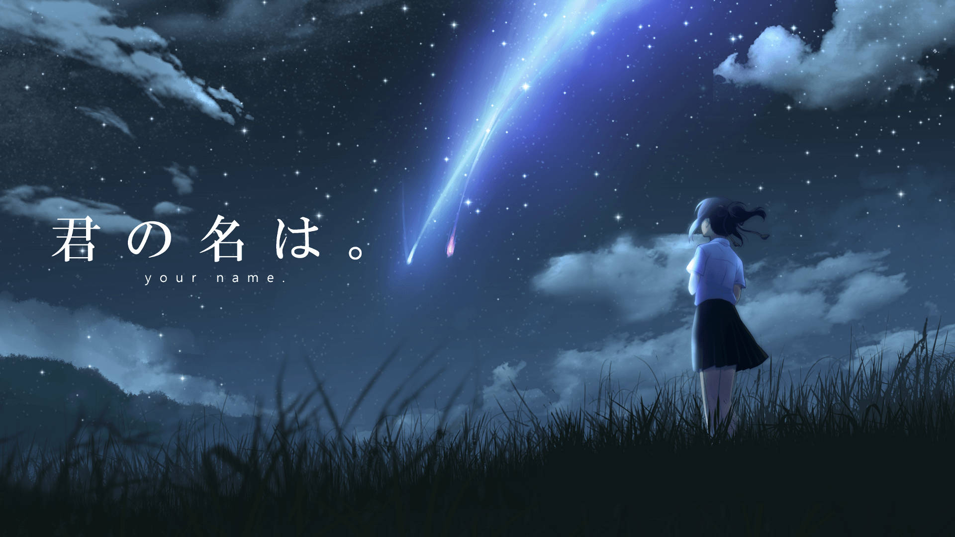 Image  Mitsuha from the movie Your Name Wallpaper
