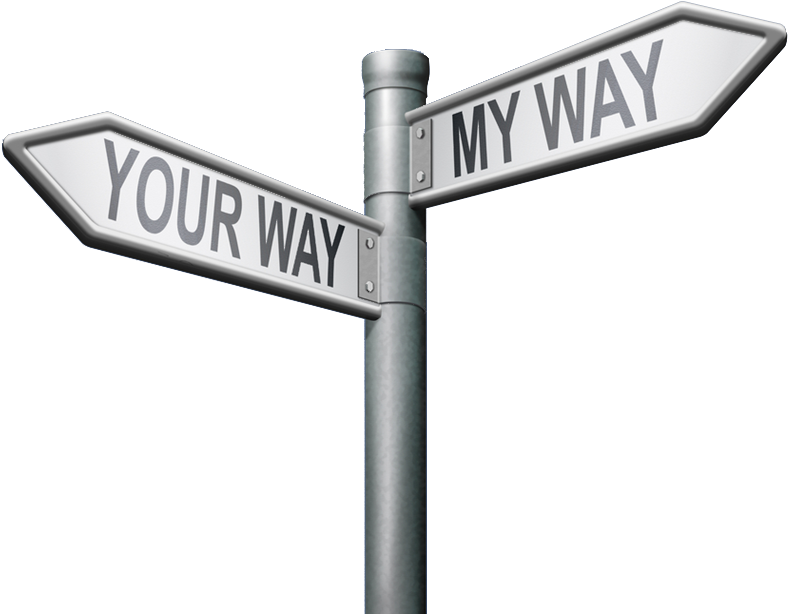 Your Way My Way Street Signs PNG