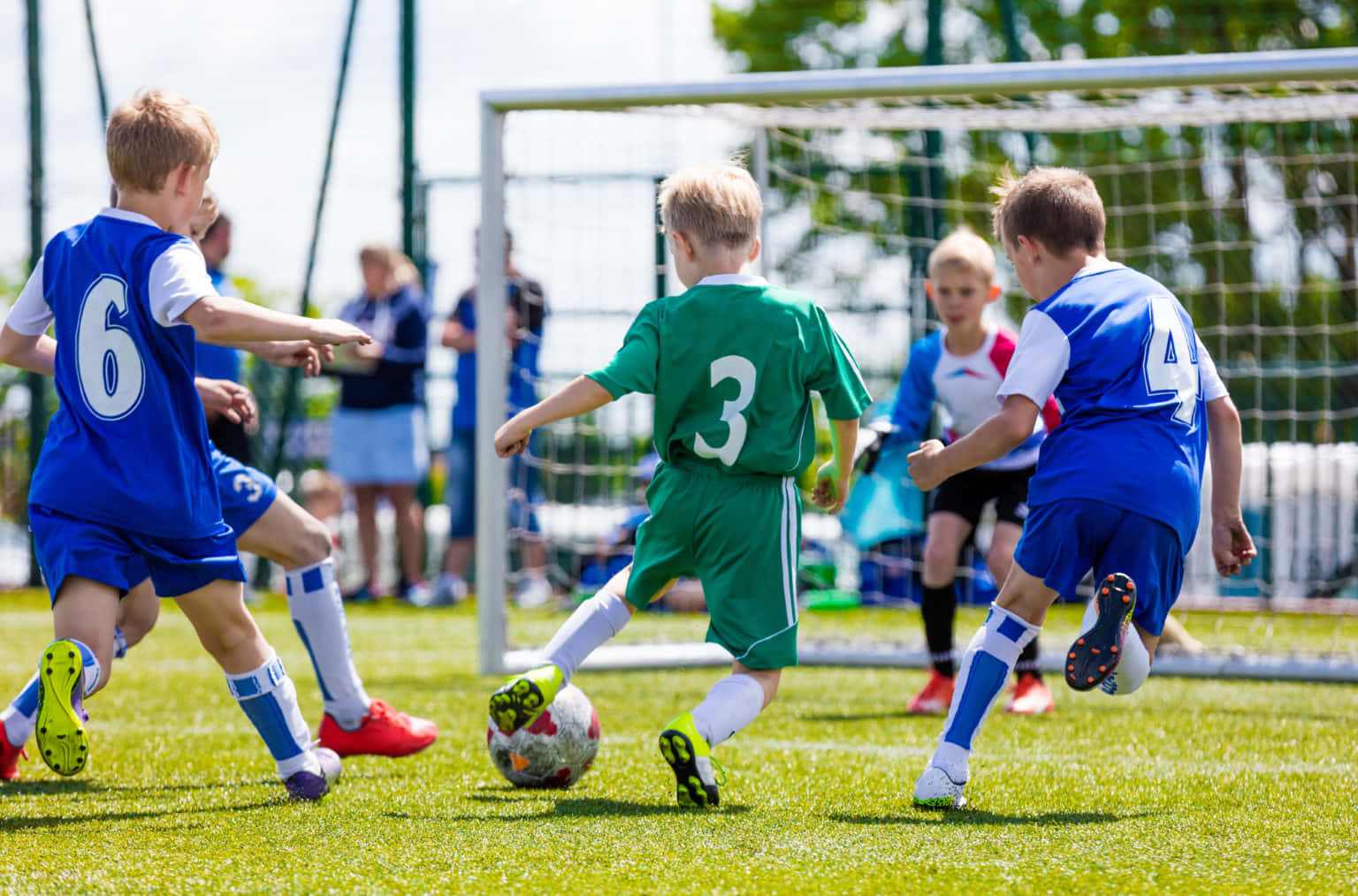 Youth Soccer Match Action.jpg Wallpaper