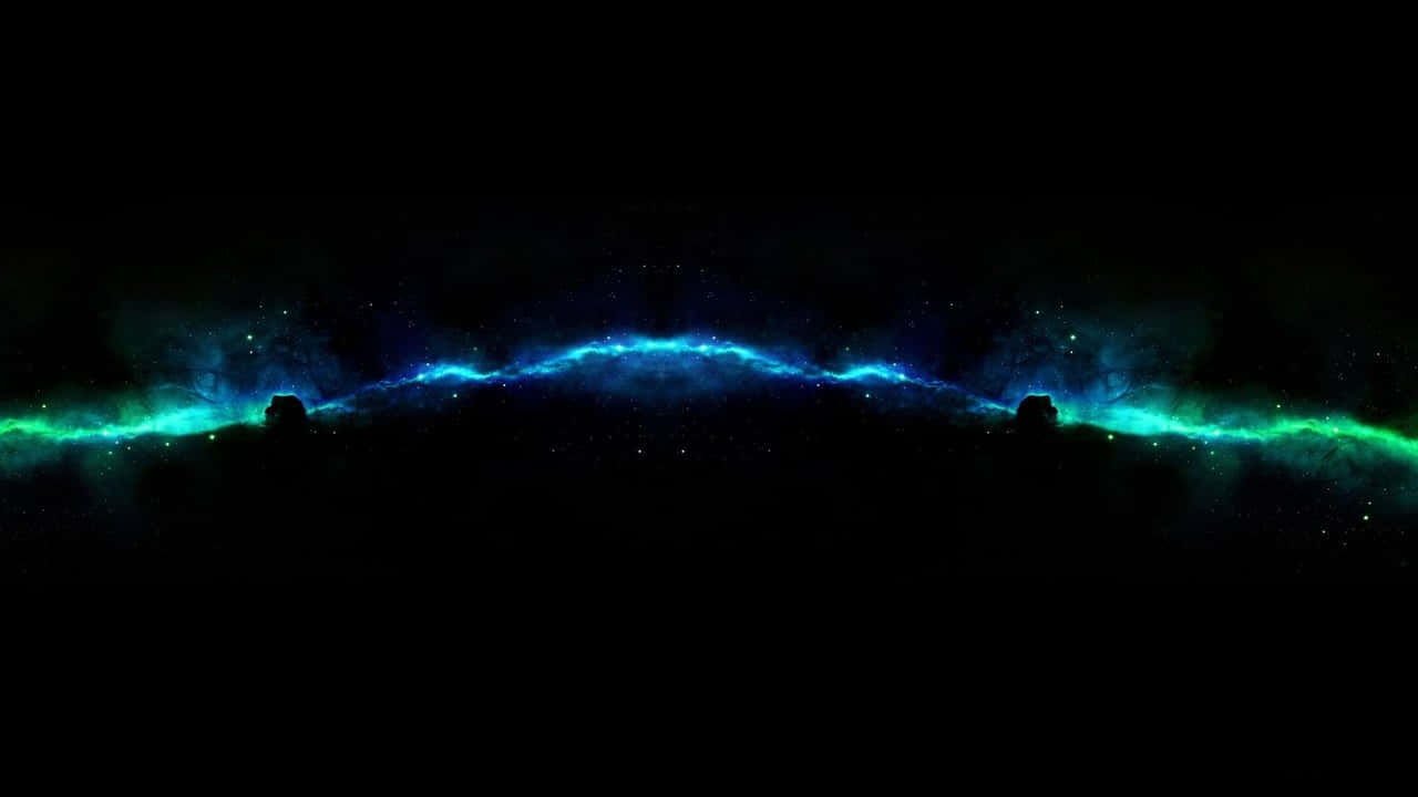 Blue And Green Youtube Banner Background