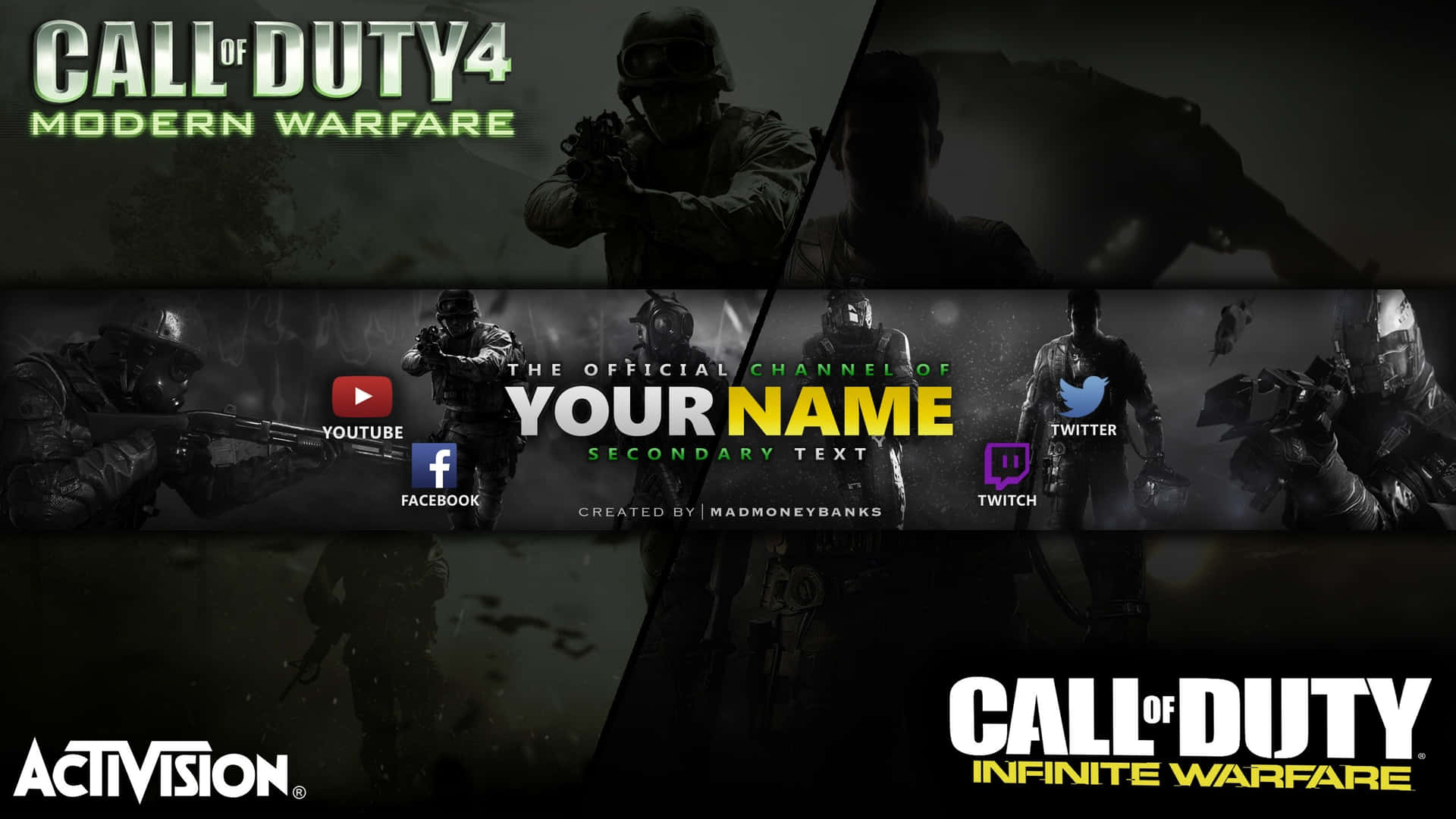 Unlock your competitive streak with our YouTube Banner Gaming channel Wallpaper