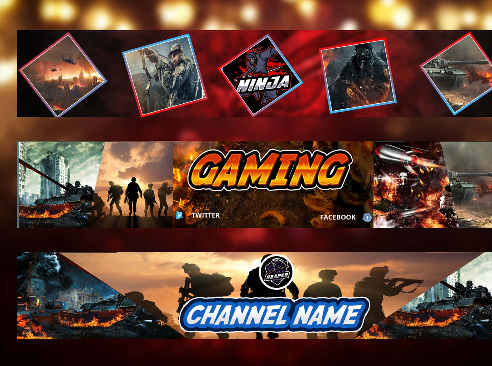 Free Youtube Banner Gaming Wallpaper Downloads, [100+] Youtube Banner Gaming  Wallpapers for FREE 