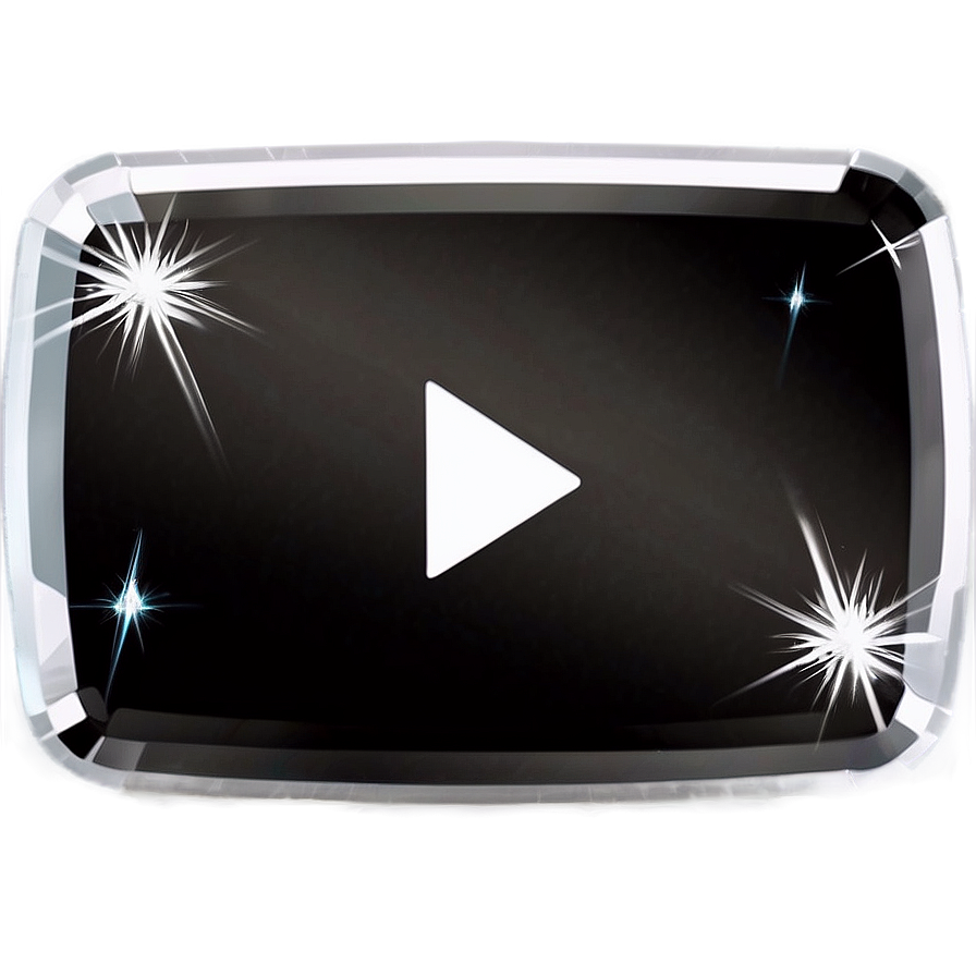 Youtube Diamond Play Button Png 40 PNG