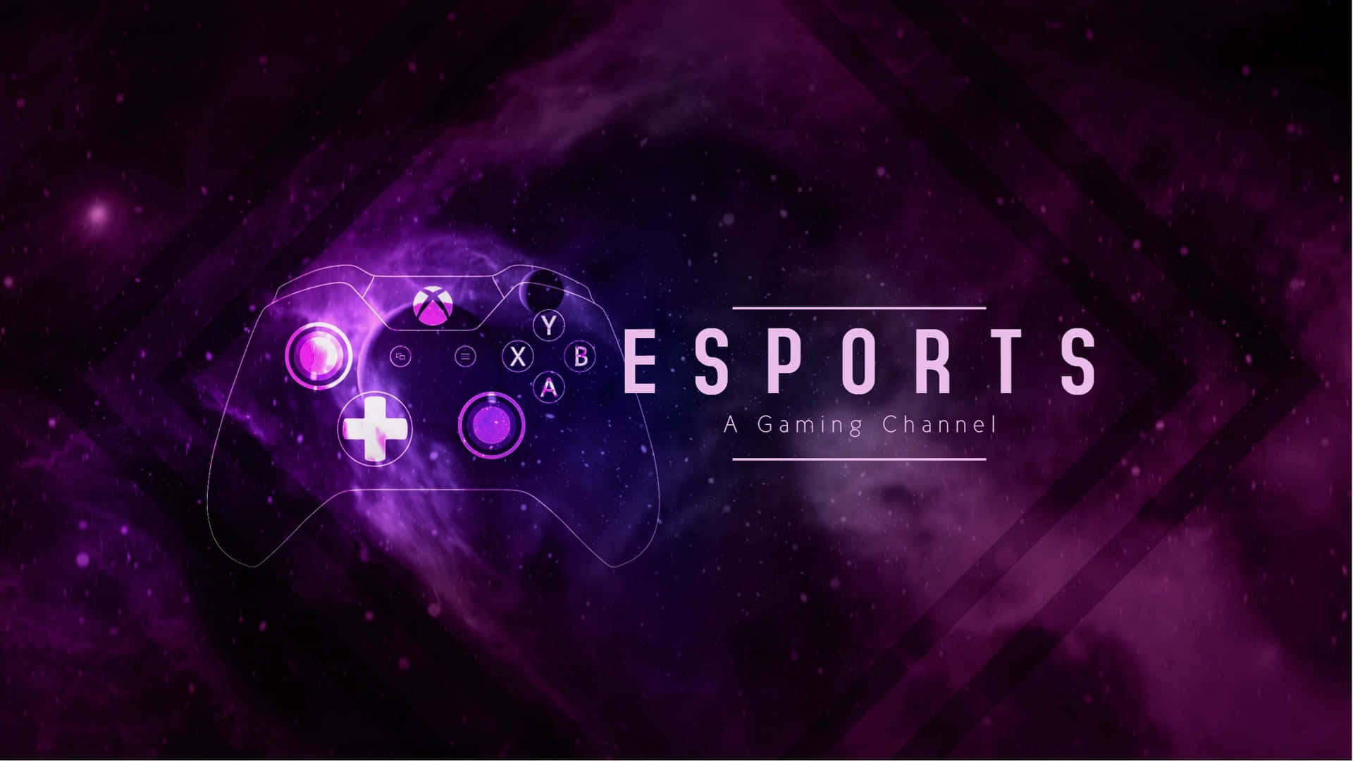 Youtube Gaming Purple E-sports Wallpaper